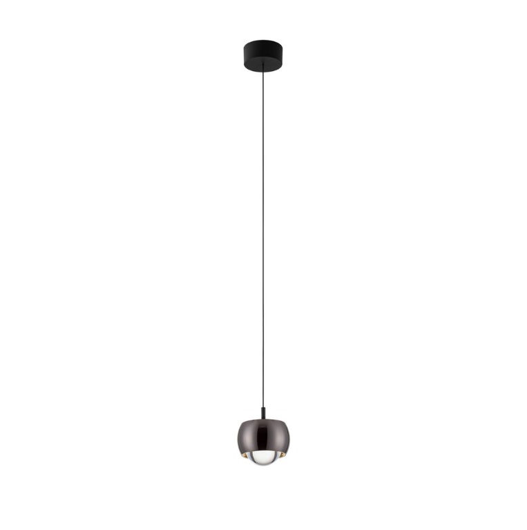Elegancka lampa wisząca Softlin - chrom