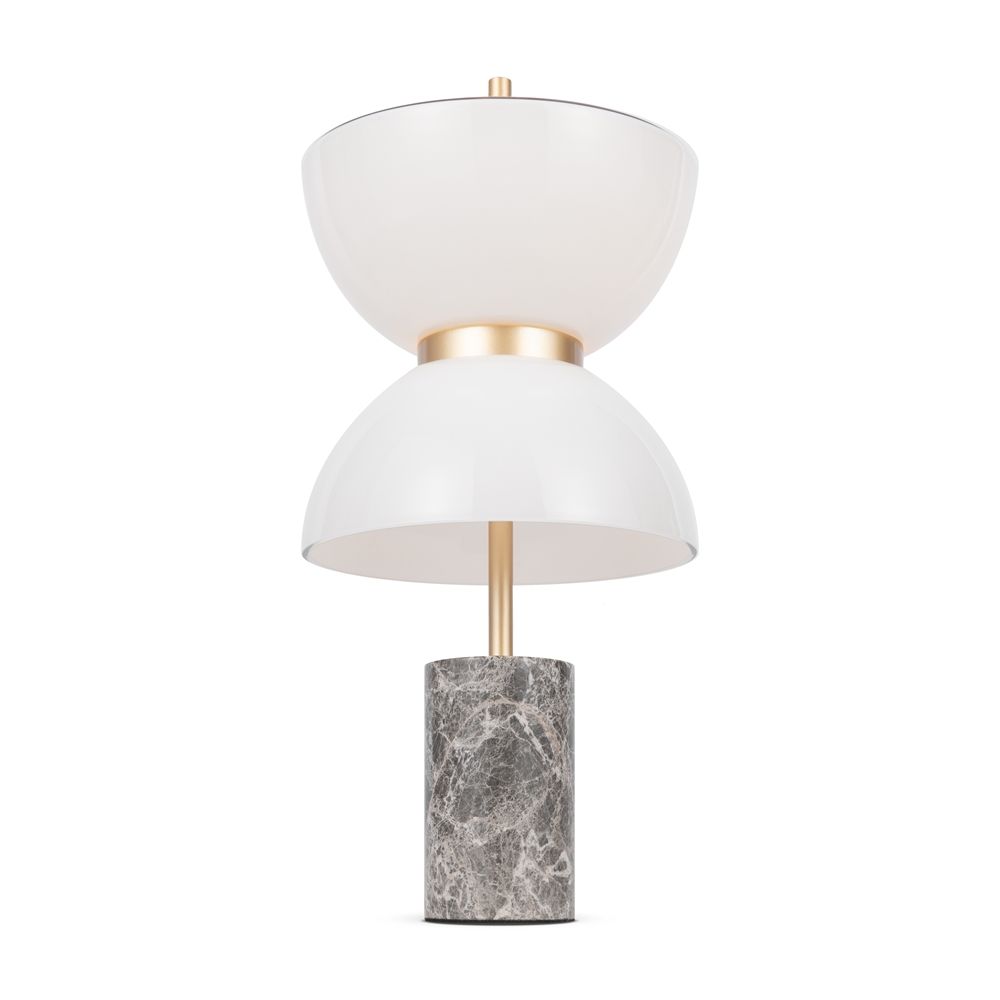marmurowa lampa stołowa kobiecy design
