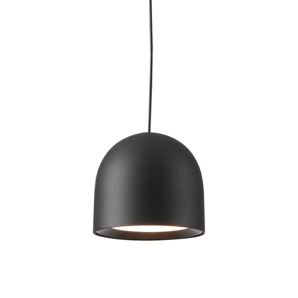 Czarna lampa nad stół do kuchni Petit - LED, matowa