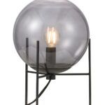 Lampa stojąca kula Alton - dymione szkło