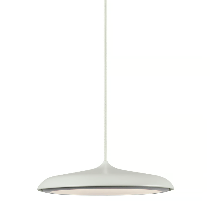 Lampa wisząca Artist - Nordlux - DFTP - LED, beżowa, płaski klosz
