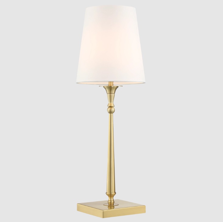 Złota lampa stołowa Austin - matowa