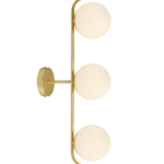 Złota lampa sufitowa Grant - Nordlux - 3 szklane kule - 2