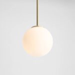 Lampa wisząca ZŁOTA Bosso S 20cm - KULA