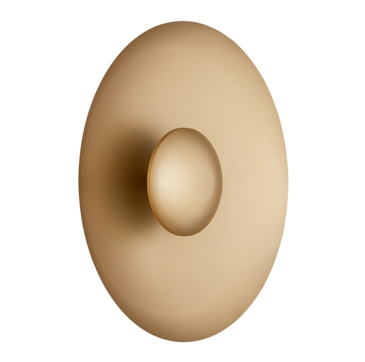 Złoty kinkiet ozdobny Bolton LED - salon