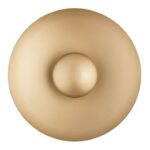 Złoty kinkiet ozdobny Bolton LED - światło odbite