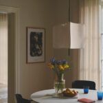 Beżowa lampa nad stół w salonie - Tinto Nordlux