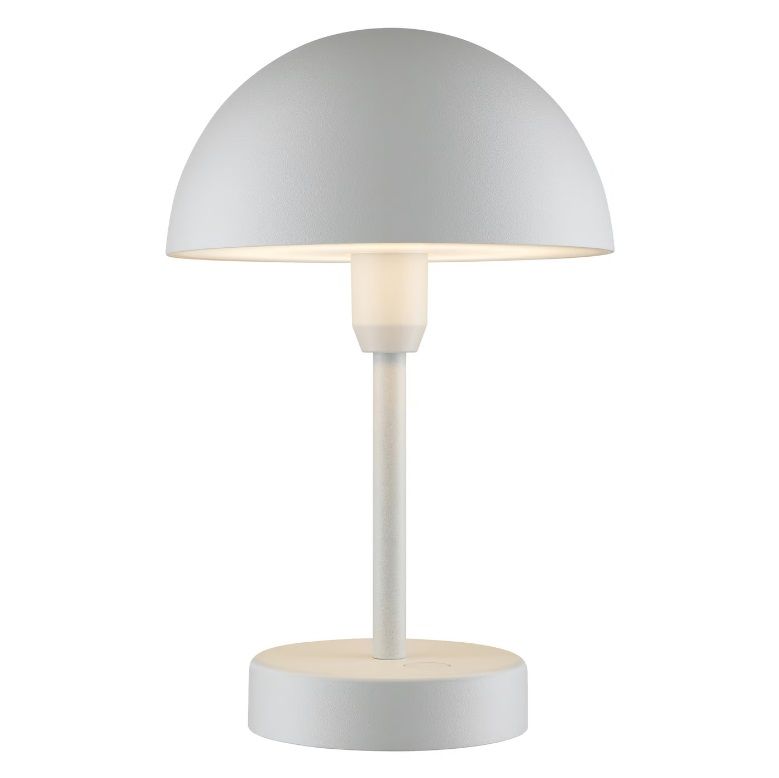 Biała lampa stołowa na baterie - Ellen To-Go MINI