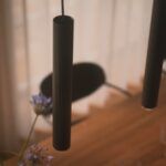 Czarne tuby - lampa Vico na 4 żarówki