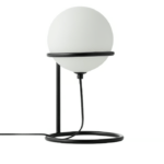 Czarno biała lampa stojąca kula - Wilson Nordlux
