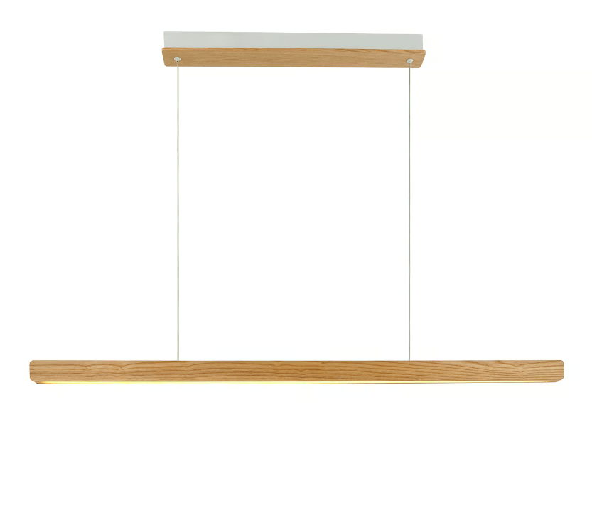 Drewniana lampa wisząca z jesionu Ilgas LED - Nordlux