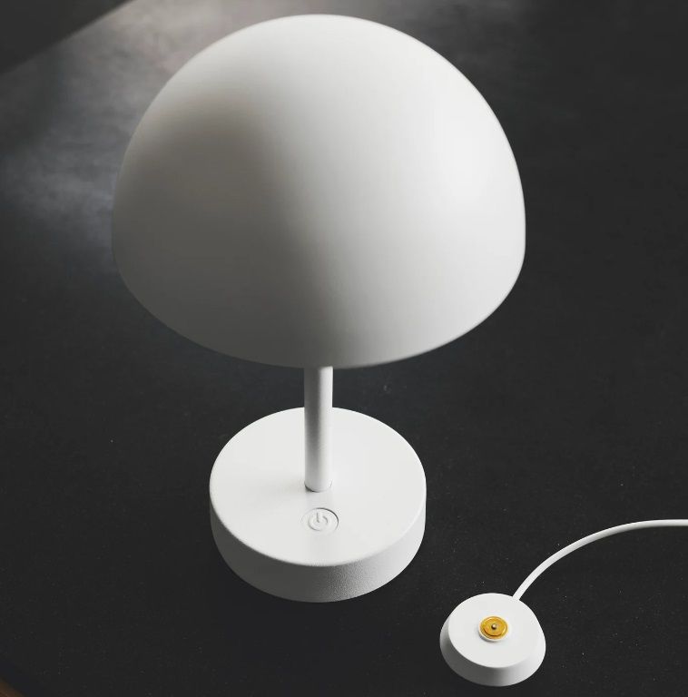 Lampa stołowa Ellen To-Go (biała) - przenośna na baterie