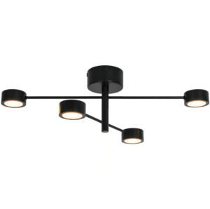 Lampa sufitowa Clyde Flex 4-Rail - czarne spoty LED