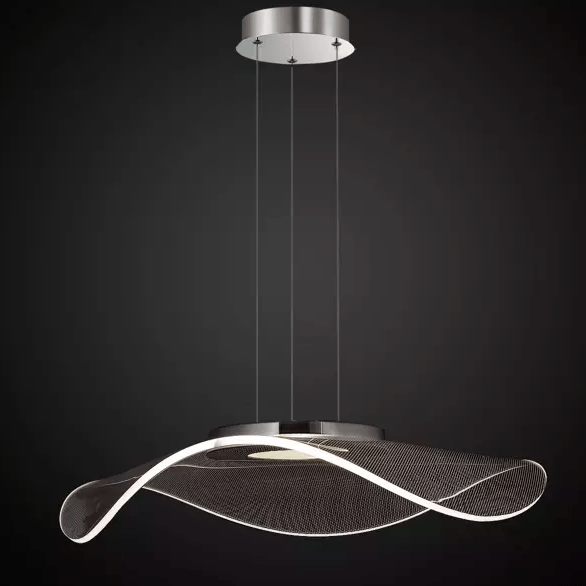 Lampa wisząca Velo No. 1 LED srebrna