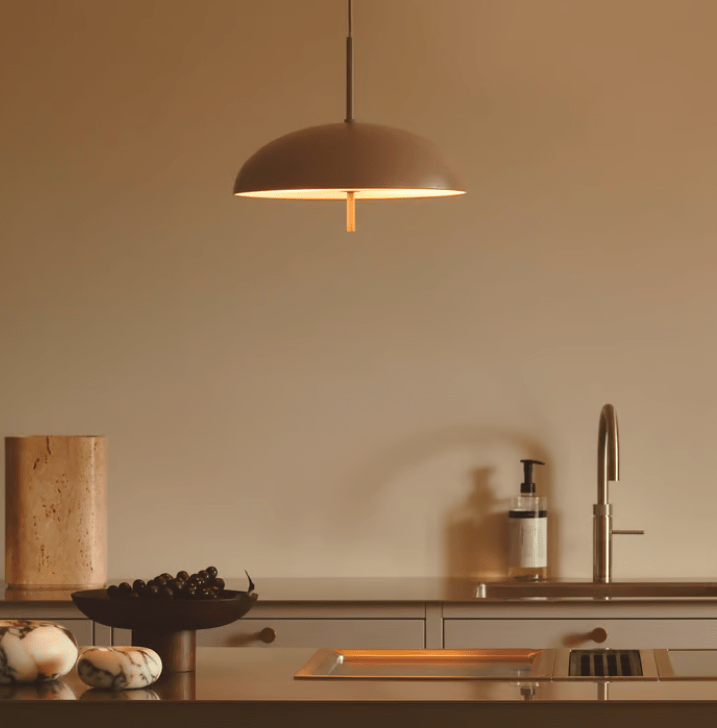 Lampa wisząca do kuchni - kremowa Versale 35