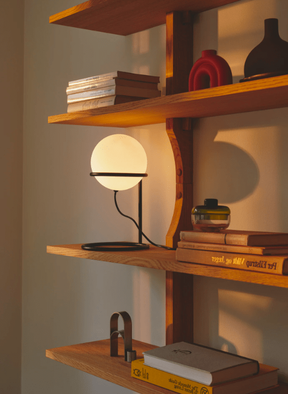 Lampka stołowa na szafkę z książkami - Wilson