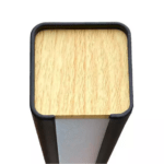 Liniowa lampa wisząca Linear przekrój - drewno