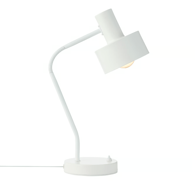 Nowoczesna lampa stołowa Matis - biała