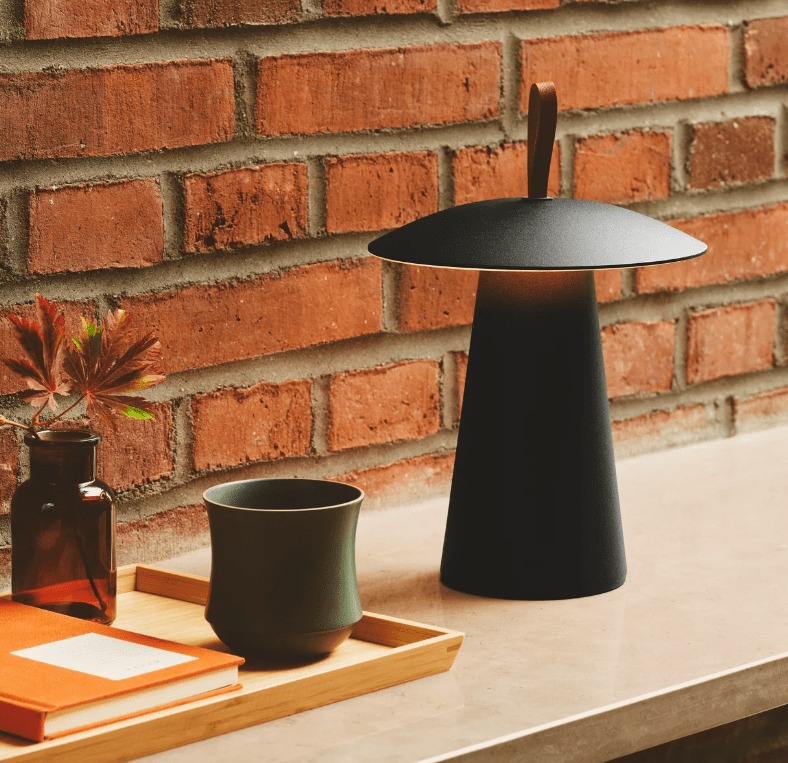 Lampa stołowa Ara 2 To-Go czarna - Nordlux (ulepszony model)