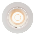 Nowoczesne oczko LED Roar - białe