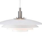 Piękna lampa wisząca Bretangne od Nordlux - biały klosz