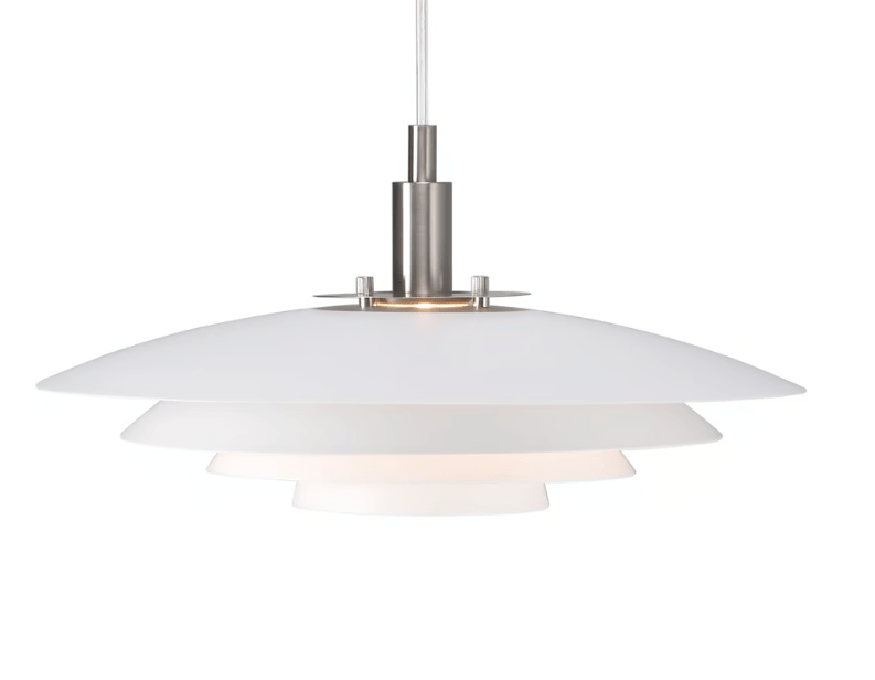 Piękna lampa wisząca Bretangne od Nordlux - biały klosz