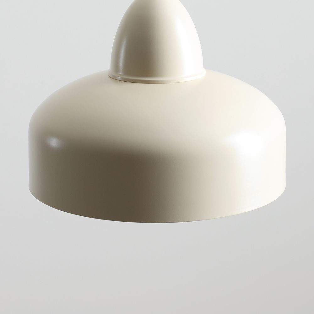 lampa wisząca z szerokim kloszem w stylu retro