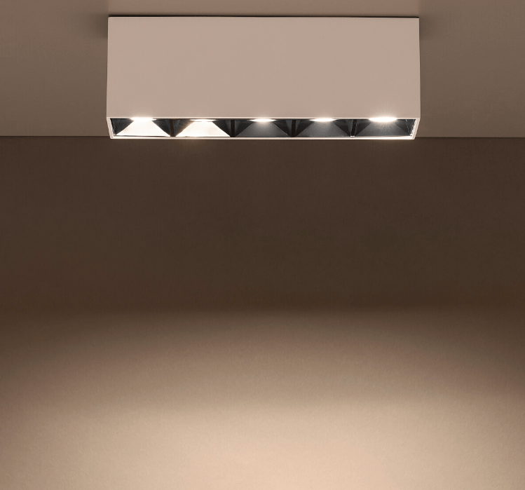 Biała nowoczesna lampa sufitowa LED Midi 20W