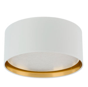 Biało złota lampa sufitowa Bilbao TK - 45 cm