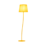 Cytrynowa lampa podłogowa do salonu Nicola