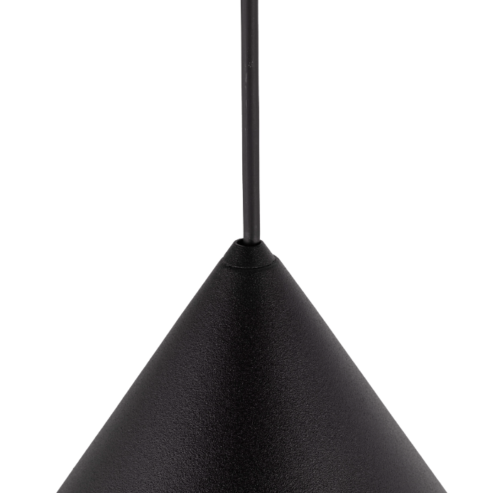 Czarna lampa wisząca Cono XL TK - 50cm