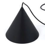 Czarna stożkowa lampa wisząca Cono MINI TK - duński design - 1