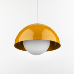 Designerska lampa wisząca Bono TK - żółta 27cm