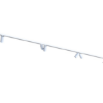 Długa szyna z lampami Mono VIII - 4m 2x200cm - 8 ruchomych spotów