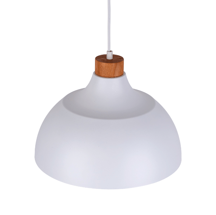 Drewniana lampa wisząca Cap TK - skandynawska