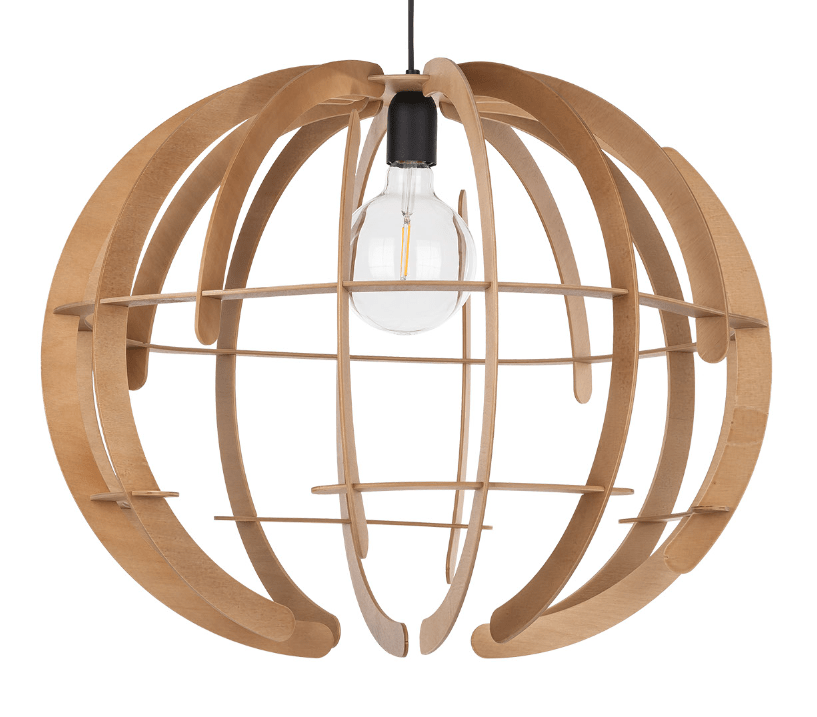 Drewniana lampa wisząca w stylu boho Venus Wood L