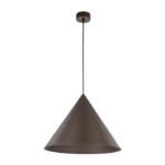 Duża brązowa lampa wisząca Cono XL TK - 50cm