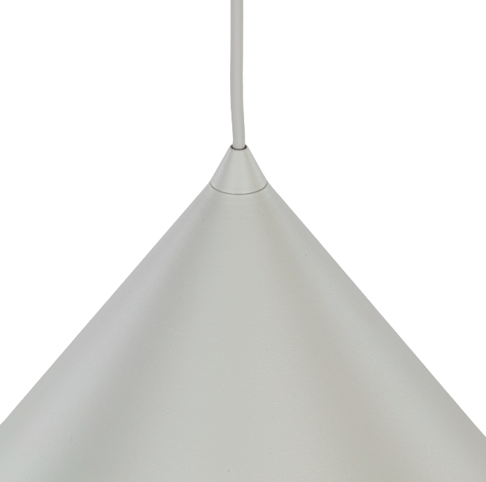 Duży beżowy klosz lampy Cono XL TK - 50cm