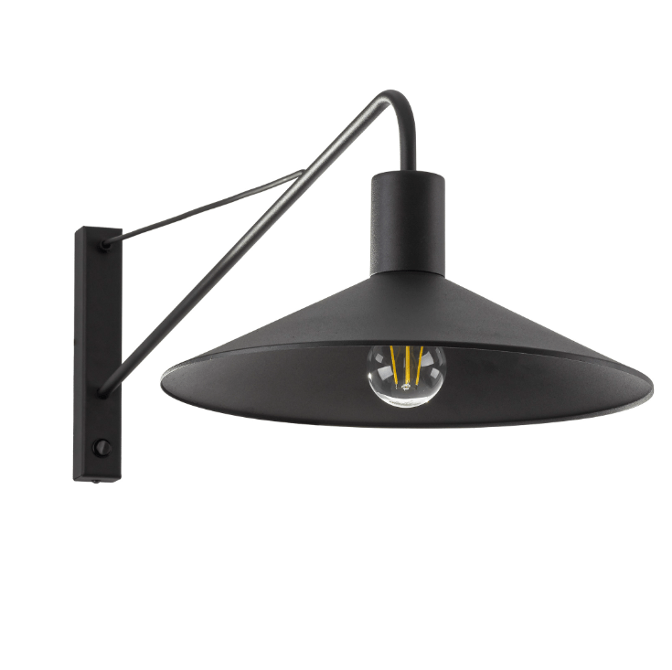 Lampa na wysięgniku - czarna Loft - Jump TK