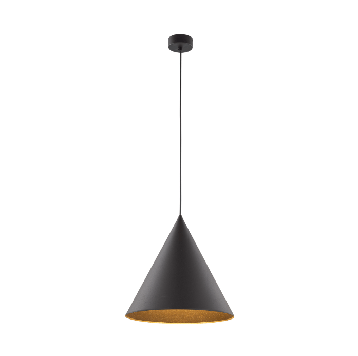 Lampa wisząca Cono Large TK - czarny stożek