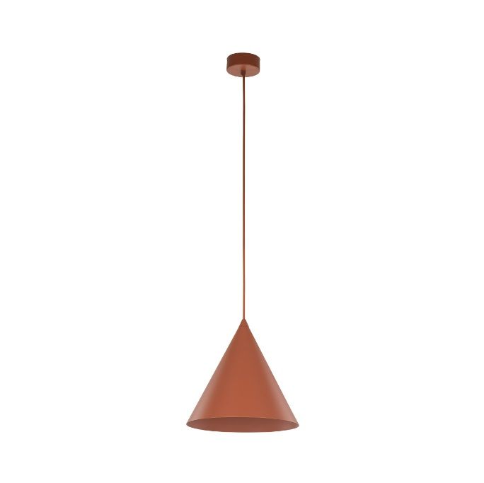 Lampa wisząca Cono TK w kolorze ceglanym - stożek