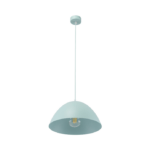 Lampa wisząca Faro w jasnym niebieskim kolorze - 33 cm