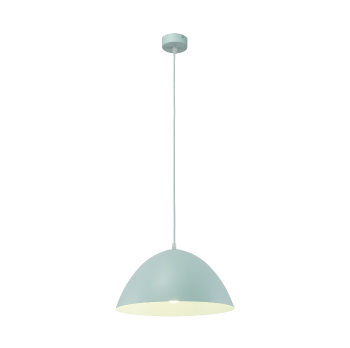 Lampa wisząca Faro w kolorze jasnoniebieskim - 33 cm