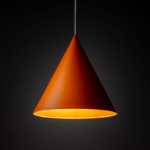 Lampa wisząca nad stół Cono Large TK - pomarańczowa