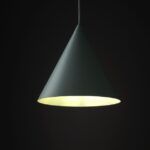 Lampa wisząca stożek - Cono MINI TK - szałwiowy kolor