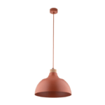 Lampa wisząca w odcieniu ceramicznej cegły - Cap TK