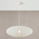 Lampa wisząca z siateczki Florence 75 - biała siatkowa
