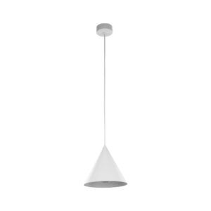 Minimalistyczna lampa wisząca Cono MINI TK - biała