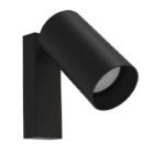 Minimalistyczny czarny kinkiet Mono - loftowy