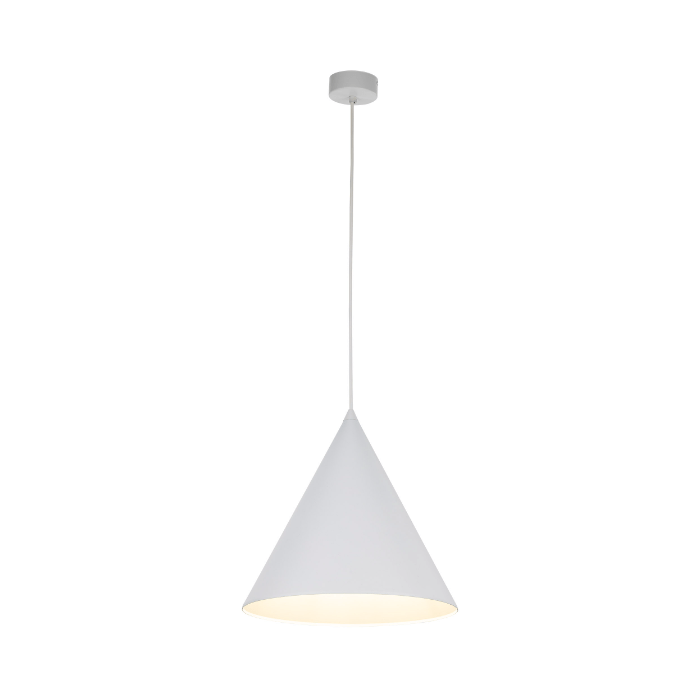 Nowoczesna biała lampa wisząca Cono Large TK